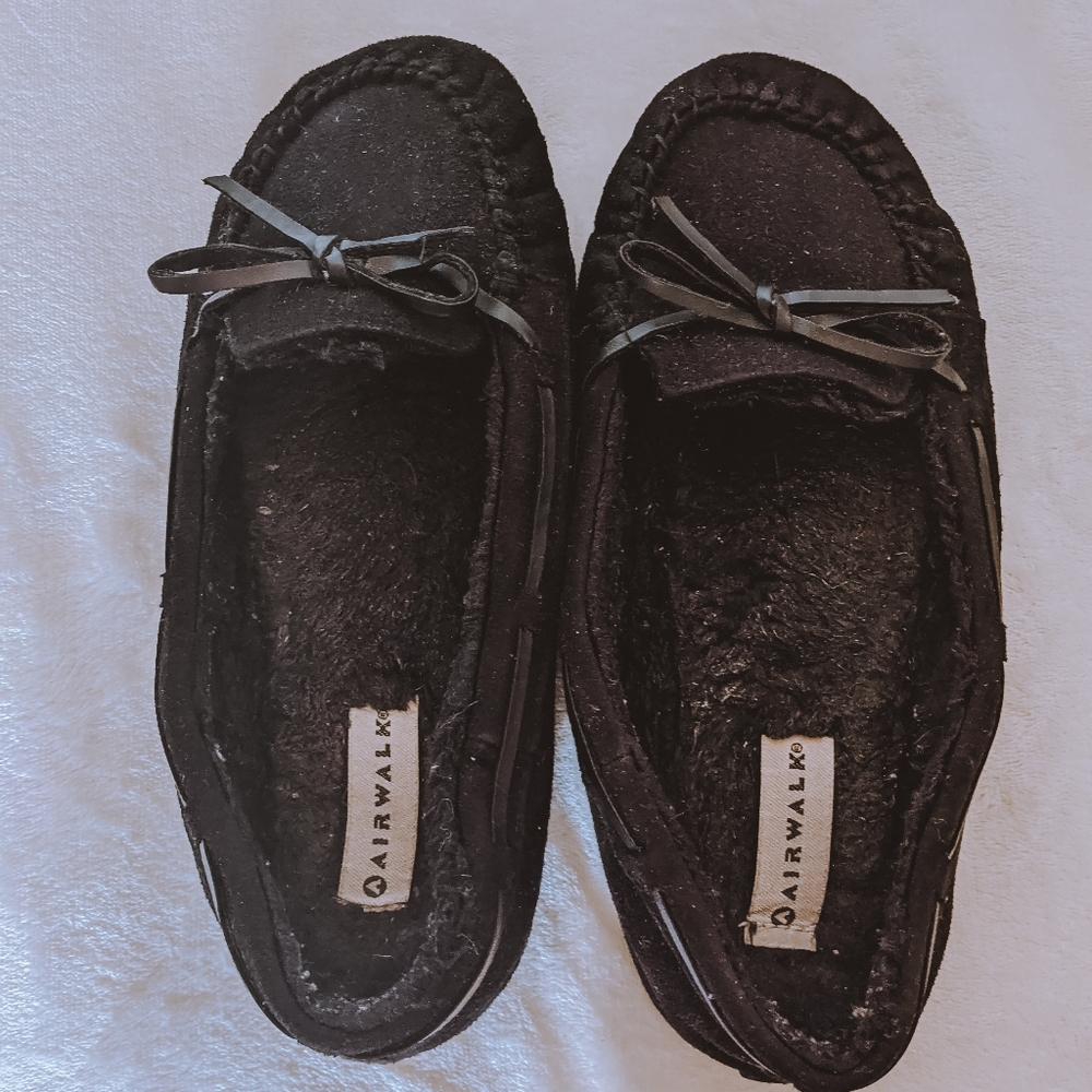 ✨Black Moccasin Slippers